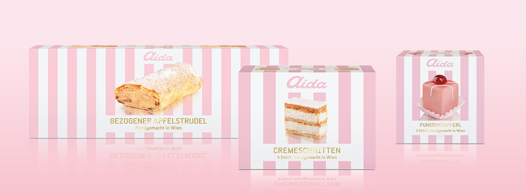AIDA Verpackungen Torten und Kleingebäck